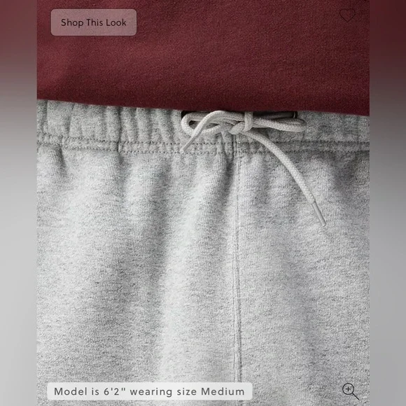 NWT J CREW Heritage 14 oz. fleece sweatpant in Hthr Athletic Grey